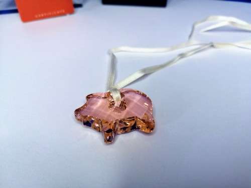 SWAROVSKI Crystal Pig Ornament #