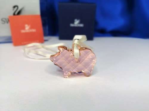 SWAROVSKI Crystal Pig Ornament #