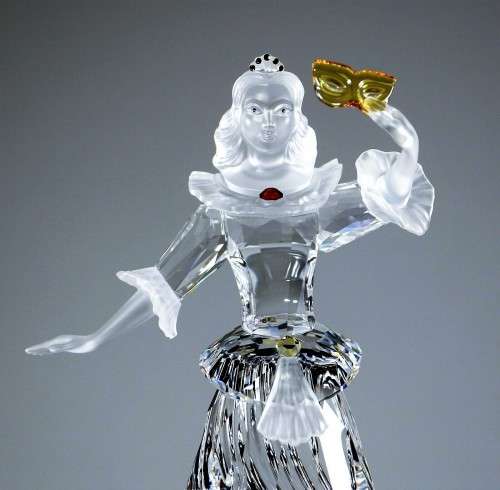 Swarovski Crystal 1999 Masquerade Trilogy Columbine Annual Edition
