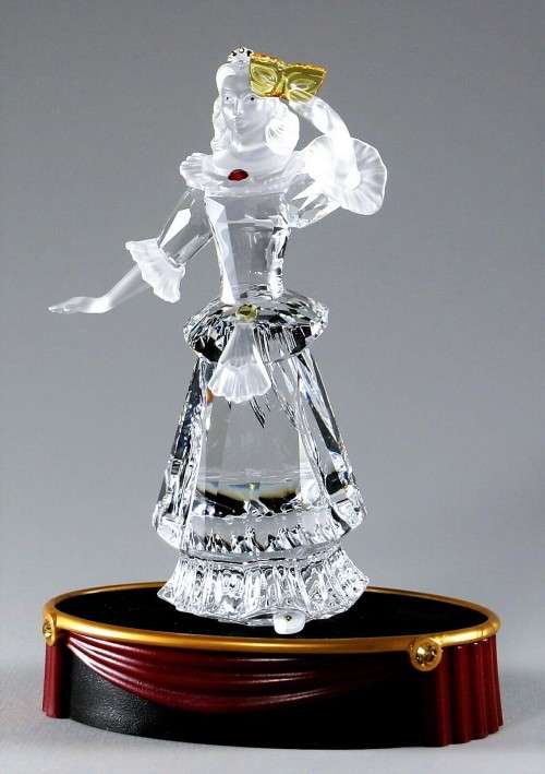 Swarovski Crystal 1999 Masquerade Trilogy Columbine Annual Edition