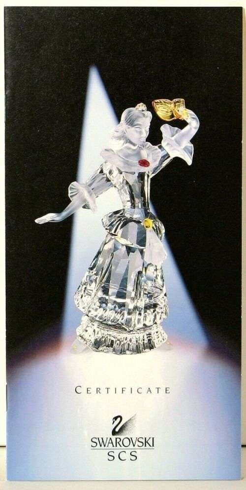 Swarovski Crystal 1999 Masquerade Trilogy Columbine Annual Edition