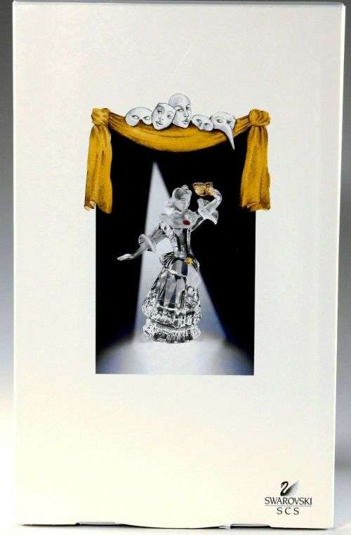 Swarovski Crystal 1999 Masquerade Trilogy Columbine Annual Edition