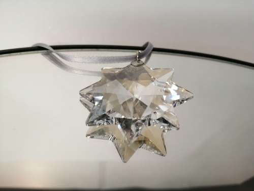 Genuine Swarovski Crystal Large Lilac Star Pendant   #