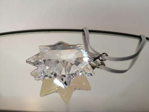 Genuine Swarovski Crystal Large Lilac Star Pendant   #