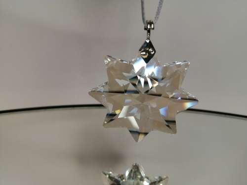 Genuine Swarovski Crystal Large Lilac Star Pendant   #