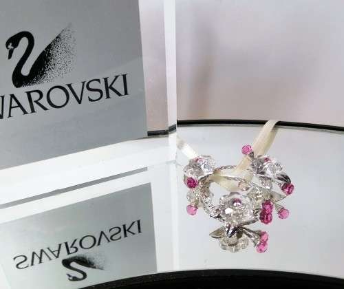 SWAROVSKI CRYSTAL MEMORIES -  GARLAND RHODIUM   #