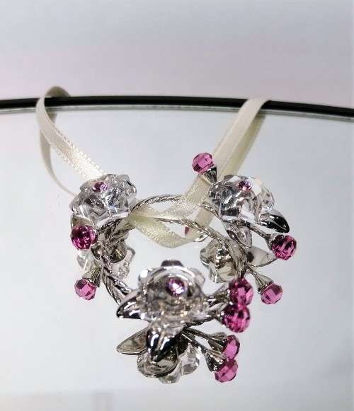 SWAROVSKI CRYSTAL MEMORIES -  GARLAND RHODIUM   #