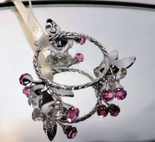 SWAROVSKI CRYSTAL MEMORIES -  GARLAND RHODIUM   #