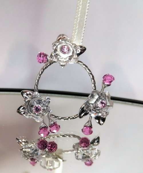 SWAROVSKI CRYSTAL MEMORIES -  GARLAND RHODIUM   #