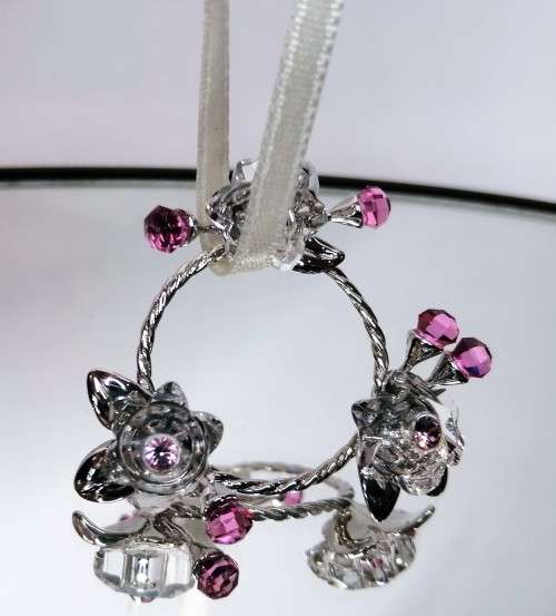 SWAROVSKI CRYSTAL MEMORIES -  GARLAND RHODIUM   #