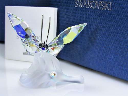 SWAROVSKI SPARKLING BUTTERFLY 1113559 AURORA BOREALE  #