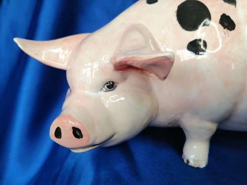 Very Large Ceramic Pig