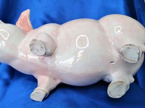 Very Large Ceramic Pig