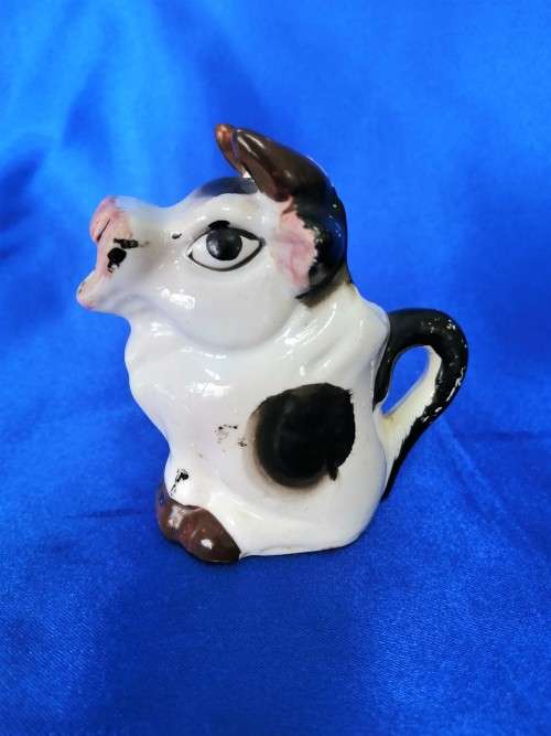 Vintage Ceramic Milk Cow Jug Japan #
