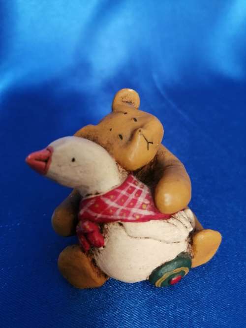 Peter Fagan Colourbox Teddy Bear with Duck Scotland #