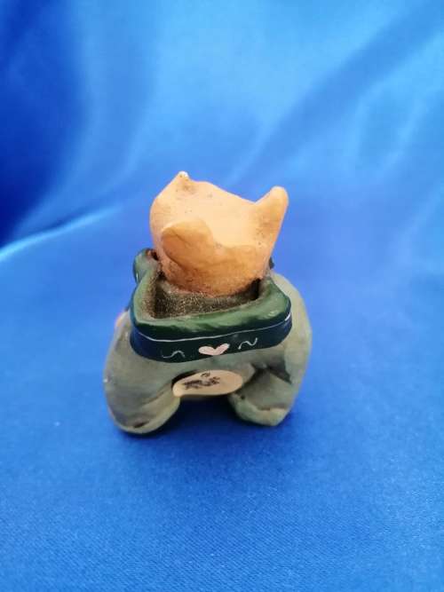 Peter Fagan Colourbox Sitting Bear in Duffel Coat Scotland #