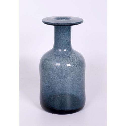 Mid century HOLMEGAARD glass lamp base designed by Otto Brauer