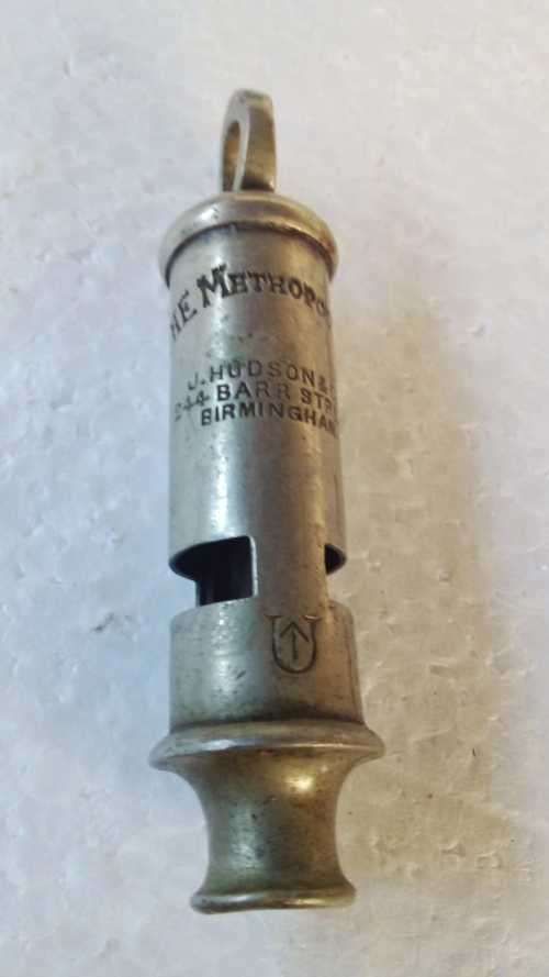 The Metropolitan - 1909 - 1930 - J.HUDSON and Co 244 BARR STREET BIRMINGHAM WHISTLE