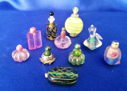 Vintage Dolls House Miniature Perfume Bottles