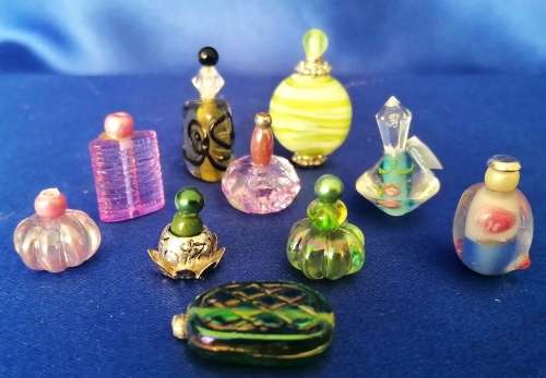 Vintage Dolls House Miniature Perfume Bottles