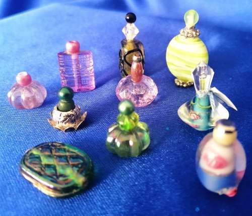 Vintage Dolls House Miniature Perfume Bottles