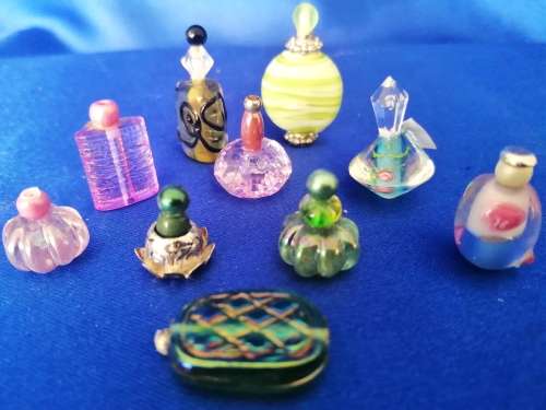 Vintage Dolls House Miniature Perfume Bottles