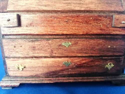 Vintage Dolls House Miniature Writing Desk