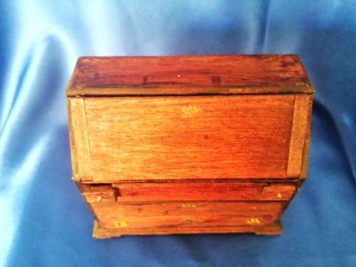 Vintage Dolls House Miniature Writing Desk