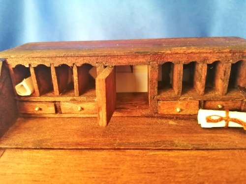 Vintage Dolls House Miniature Writing Desk