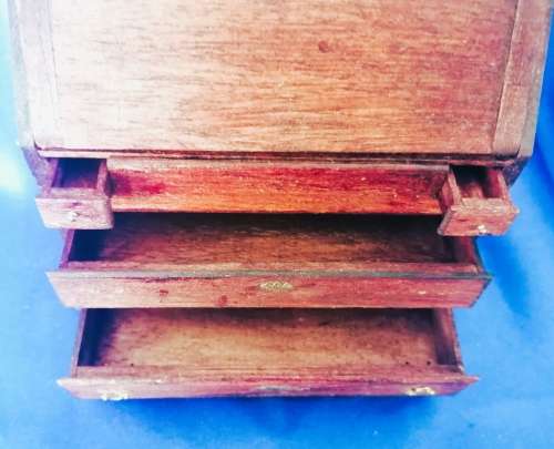 Vintage Dolls House Miniature Writing Desk