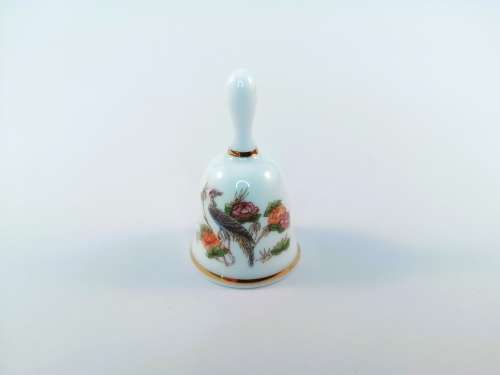 WEDGWOOD Kutani Crane Miniature Bell  #