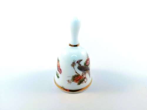 WEDGWOOD Kutani Crane Miniature Bell  #