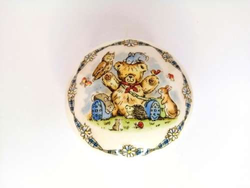 Wedgwood Rambling Ted Lidded Trinket Box