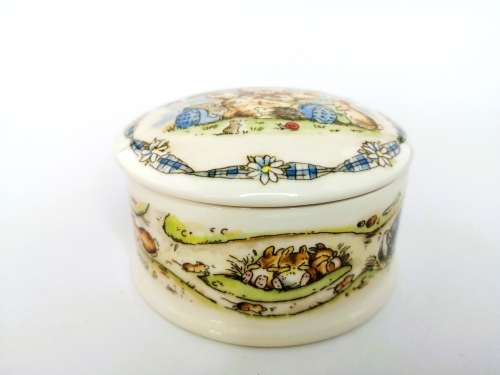 Wedgwood Rambling Ted Lidded Trinket Box