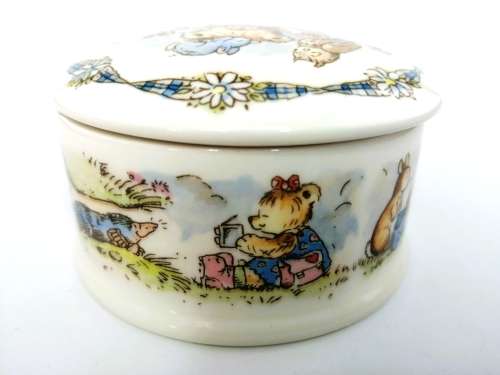 Wedgwood Rambling Ted Lidded Trinket Box