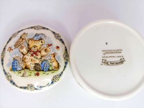 Wedgwood Rambling Ted Lidded Trinket Box