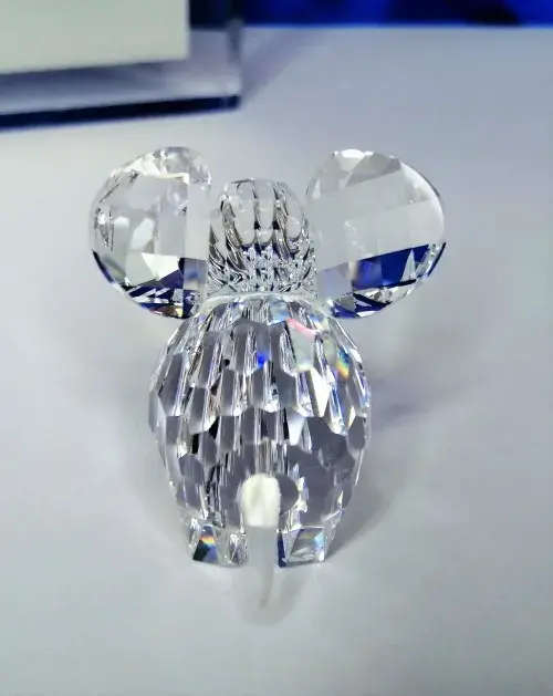 SWAROVSKI - Silver Crystal Animal ~ Baby Elephant ~ RETIRED