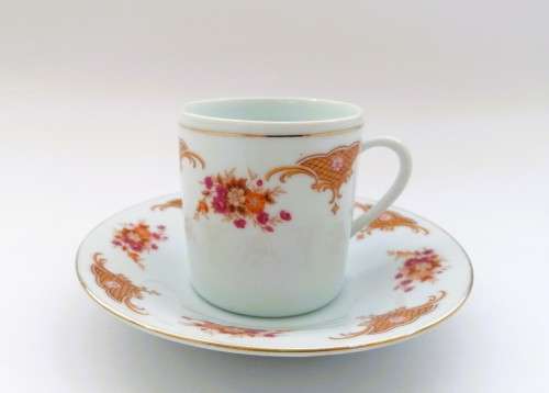 Chinese demitasse Cup and Saucer duo