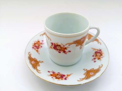 Chinese demitasse Cup and Saucer duo