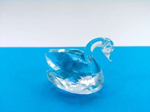 Byzantium Crystal Collection Stunning Cut Glass Crystal Swan