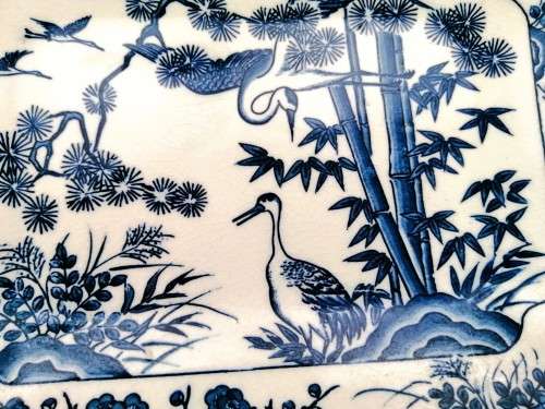 Old Blue and white plate