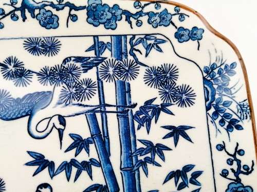 Old Blue and white plate