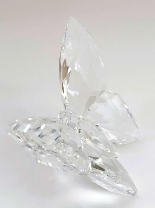 Swarovski Silver Crystal Brilliant Clear Butterfly