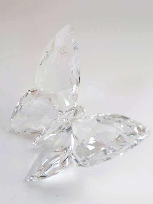Swarovski Silver Crystal Brilliant Clear Butterfly