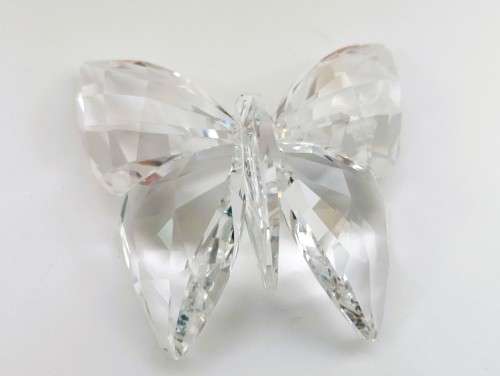 Swarovski Silver Crystal Brilliant Clear Butterfly
