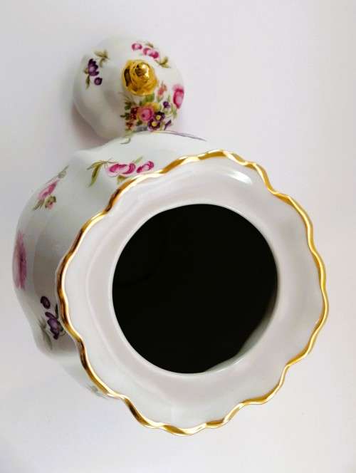 Beautiful RSA Huguenot Art Studio Fine China Large Lidded Jar