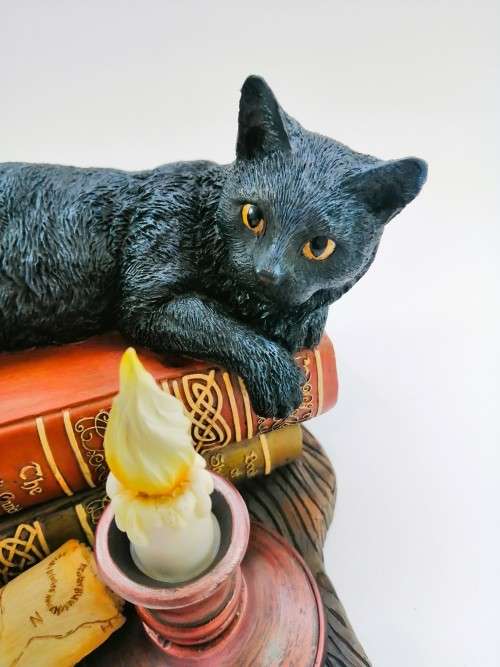 The Witching Hour by Lisa Parker - Black Cat Ornament - Nemesis Now