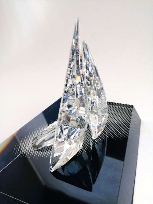 Swarovski Sailing Boat Legend 619436 Plus Display Stand Boxed Retired