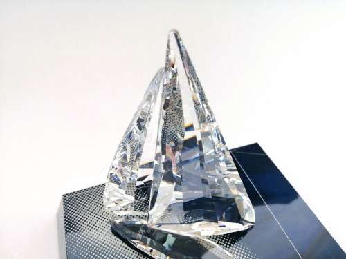 Swarovski Sailing Boat Legend 619436 Plus Display Stand Boxed Retired