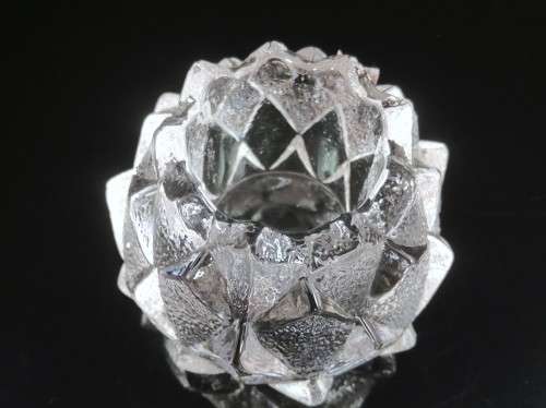 Orrefors Sweden Crystal Art Glass Votive Candle Holder